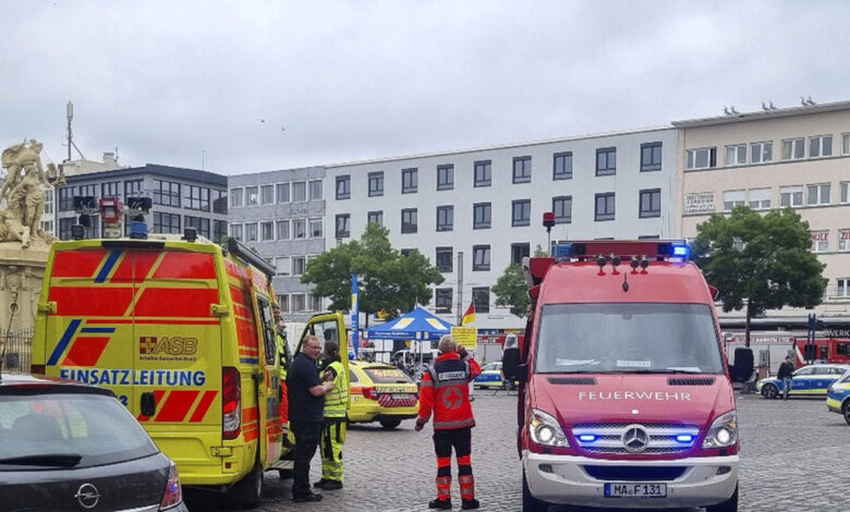 Varias personas resultan heridas en un apuñalamiento en Alemania